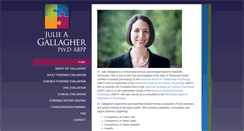 Desktop Screenshot of drjuliegallagher.com